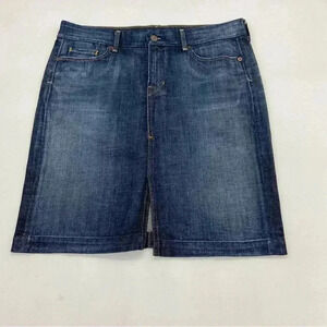 Citizens of Humanity Denim Skirt Sophia #300 Stretch Knee Length Size 30/10